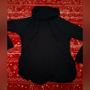 🎁 Freee Navy blue Long Sleeve with Hoodie